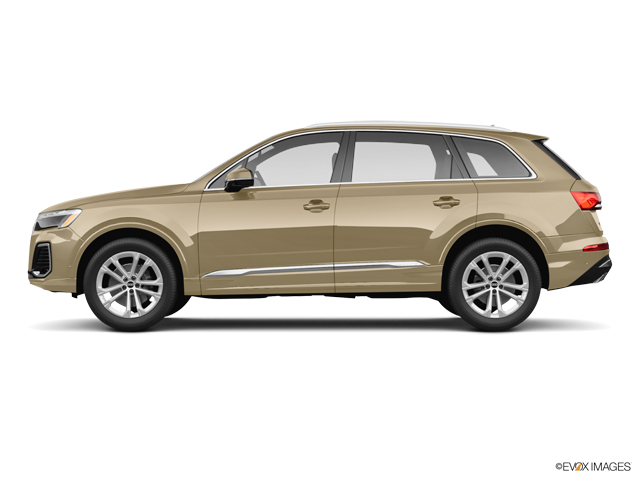2026 Audi Q7 Premium Plus 55 TFSI · Navarra Blue — manufacturer studio image